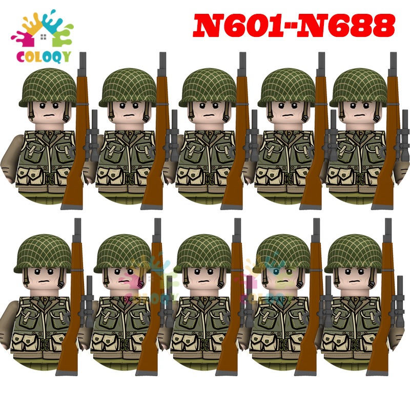 Lego Minifigure Holder - Zabawki dla dzieci II Wojna Światowa