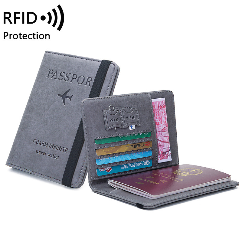 Card Top Loader - Etui na paszport ze skóry PU