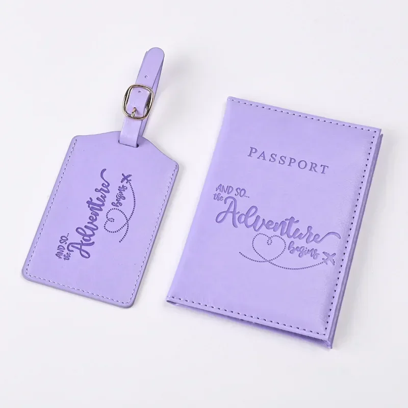 Card Top Loader - Nowe fioletowe etui na paszport ze