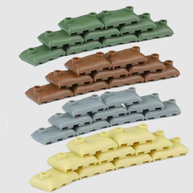 Lego Minifigure Holder - 50 SZT. MOC Wojskowe Worki z