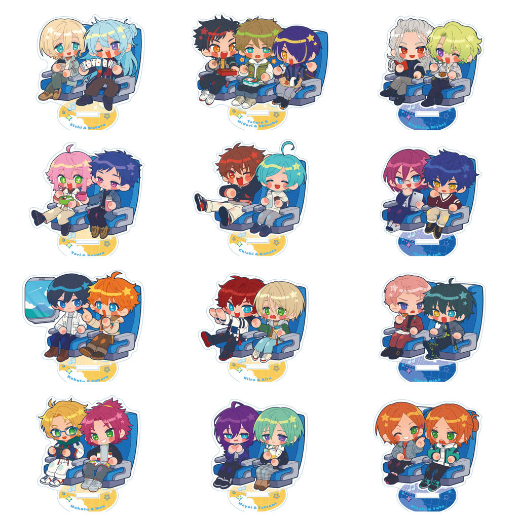 Action Figure Stand - Figurki Ensemble Stars, akrylowe stojaki na