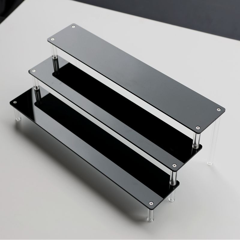 Pop Display Shelf - Czarny akrylowy stojak z półką na