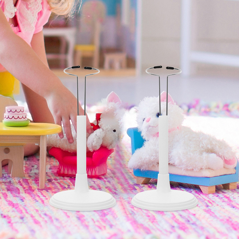 3 szt. Białe plastikowe regulo – Action Figure Stand recenzja i cena