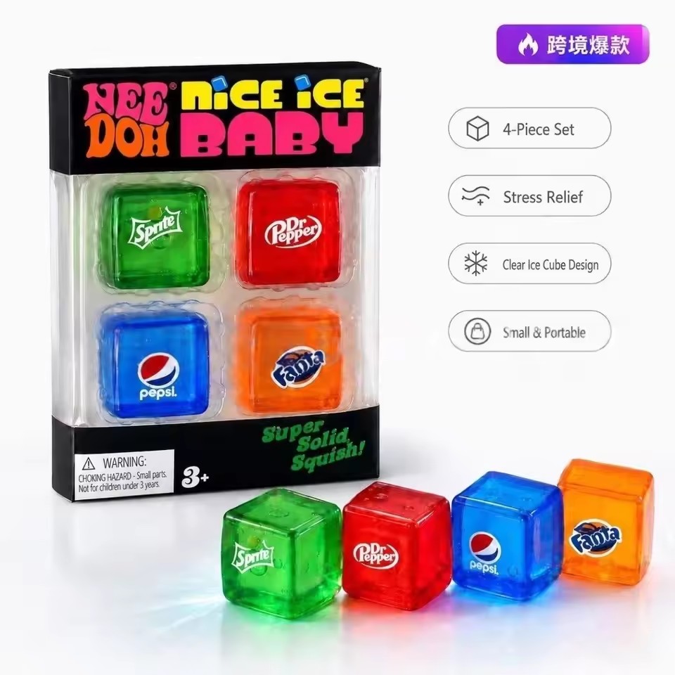 Needoh Mini Nice Ice Baby 4 sz – Fidget Cube Original recenzja i cena