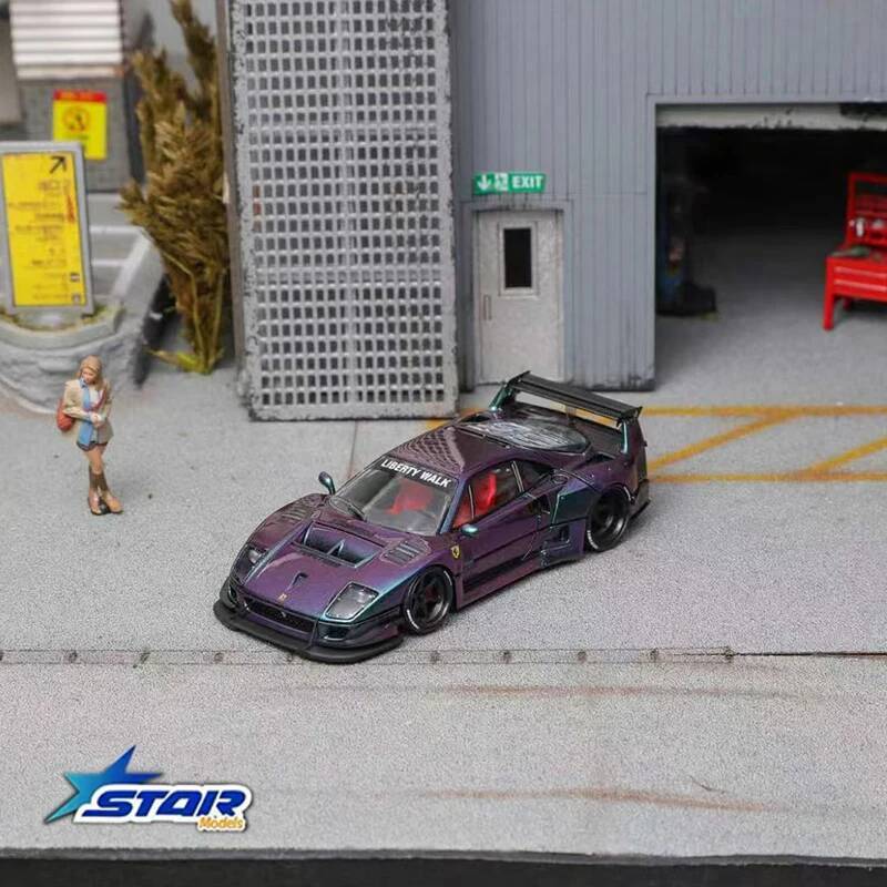 STAR 1:64 LBWK F40 Ice Blue Ma – Die Cast Car 1 64 recenzja i cena